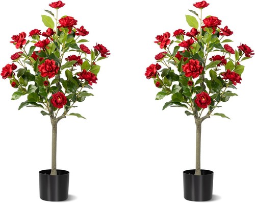 3ft artificial camellia tree - 3ft,